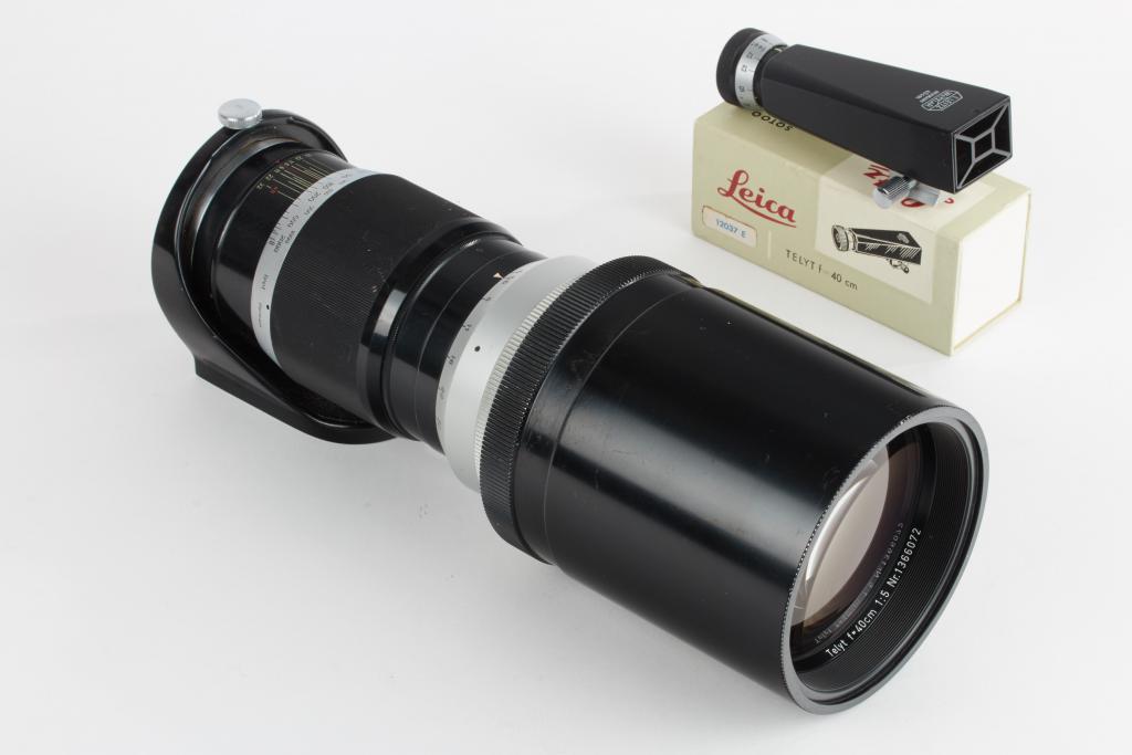 pour couvercle cuir Visoflex ou Leica R Leitz Leitz Telyt 5,0/400 40 cm 1:5 